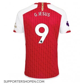 Arsenal Gabriel Jesus #9 Hemma Matchtröja 2023-24 Kortärmad